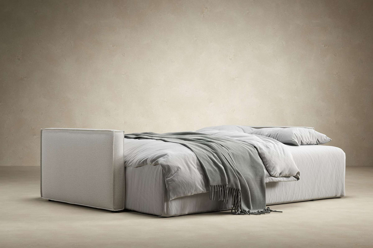 Slim Sofa Bed (Full Size) Adario Taupe