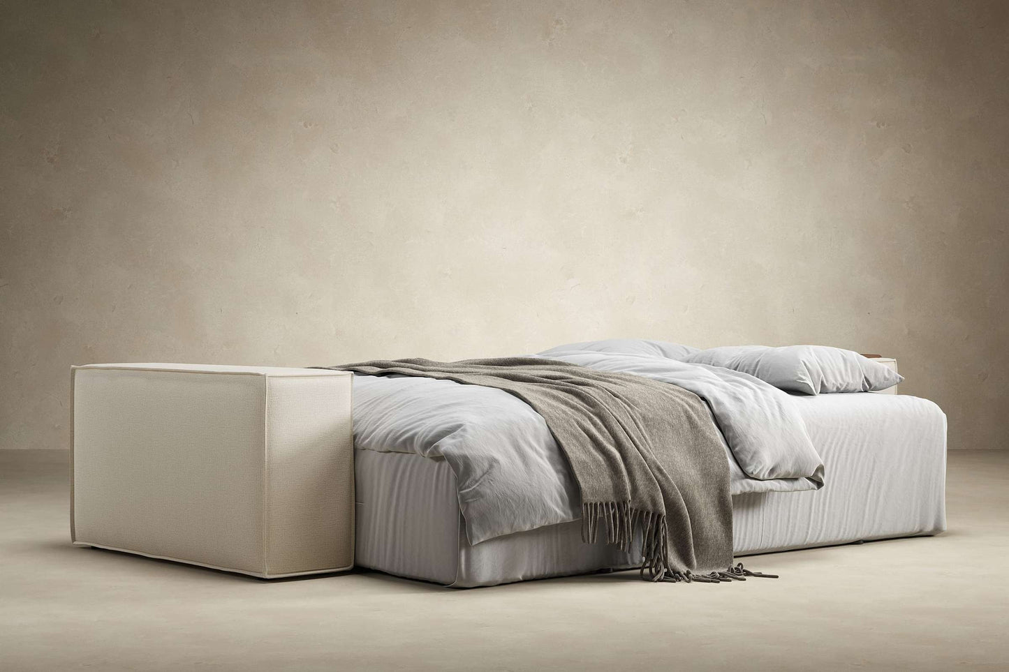 Wide Sofa Bed (Full Size) Adario Taupe