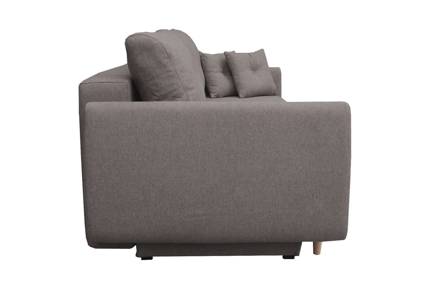 Nord Mid-Century Modern Sleeper Sofa Gray with Storage