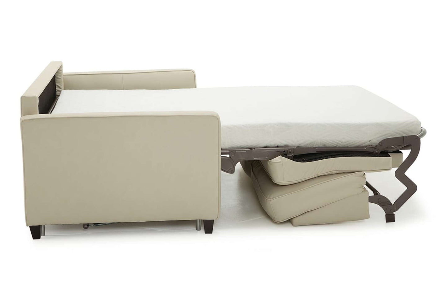 California Super Double Sofa Bed in Echosuede Charcoal