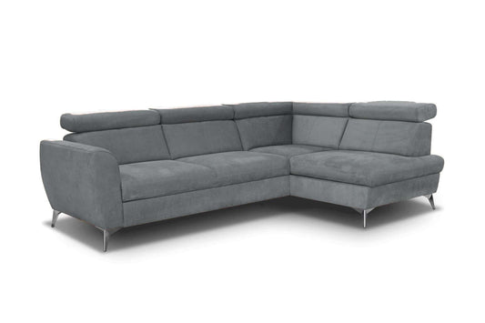 Aston Sectional Sofa Sleeper Dark Gray