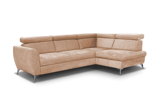 Aston Sectional Sofa Sleeper Melange Beige