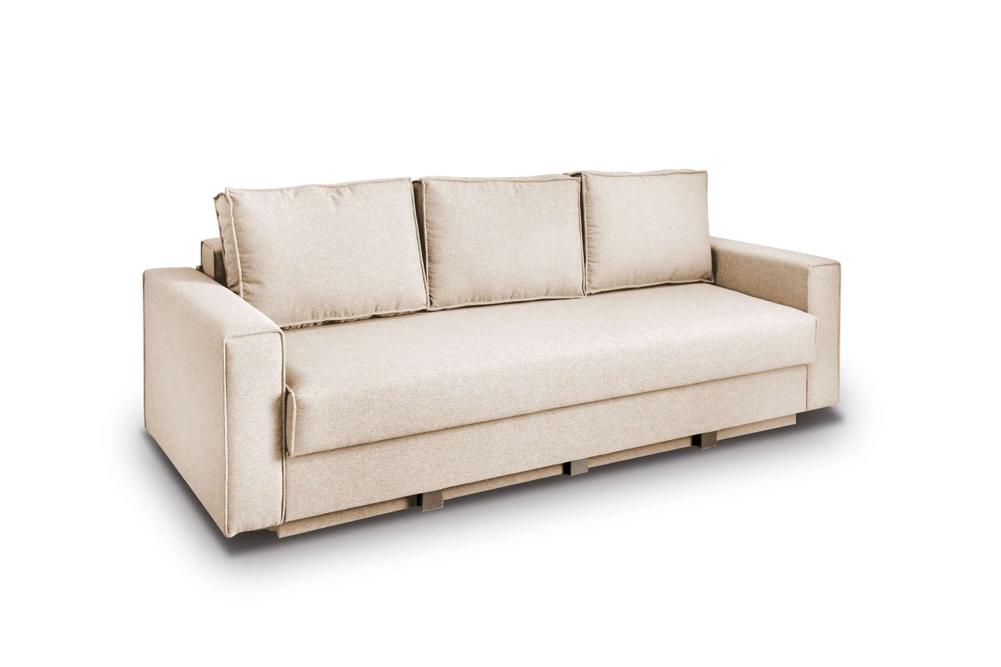 Country Modern Sofa Bed Sleeper (Queen Size) Melange Beige