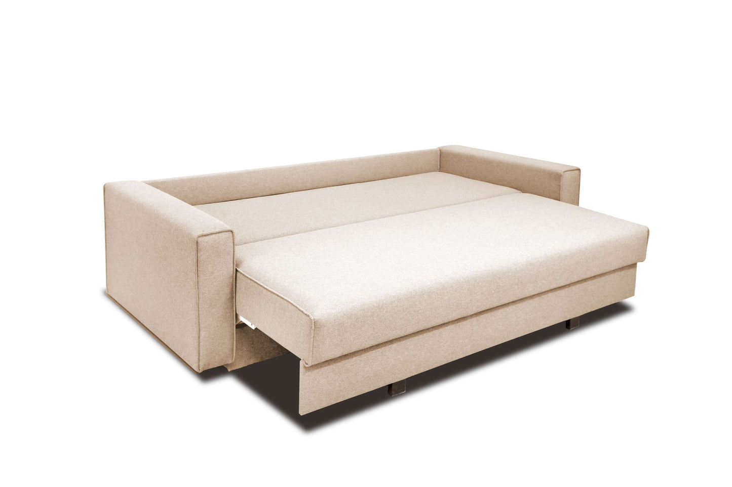 Country Modern Sofa Bed Sleeper (Queen Size) Melange Beige