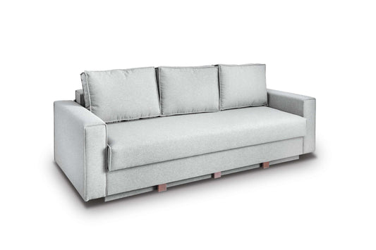 Country Modern Sofa Bed Sleeper (Queen Size) Perfect Light Gray