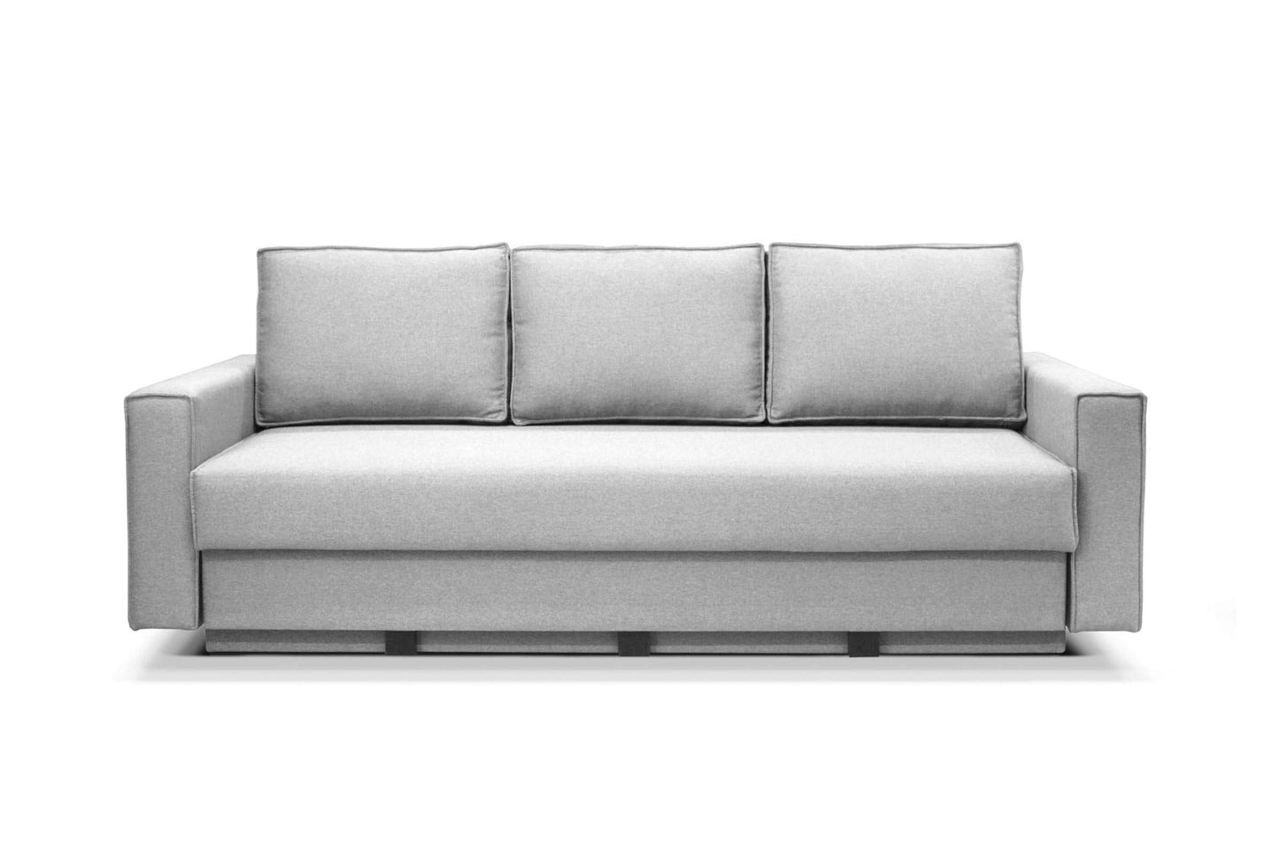 Country Modern Sofa Bed Sleeper (Queen Size) Perfect Light Gray