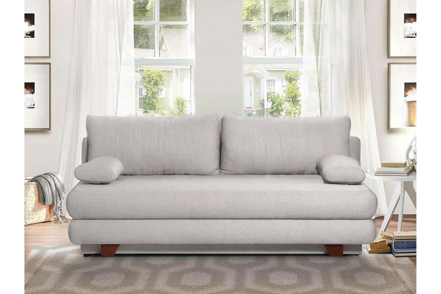 Lagoon Sofa Bed Sleeper (Queen Size) Salmon