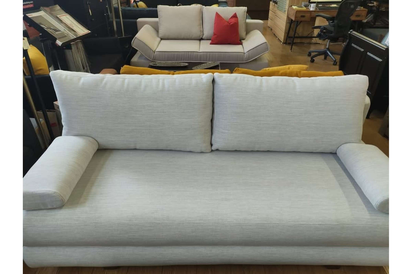 Lagoon Sofa Bed Sleeper (Queen Size) Dark Gray