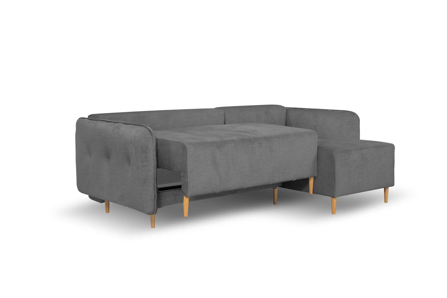 Lauri Sectional Sofa Sleeper (Queen Size) Melange Beige