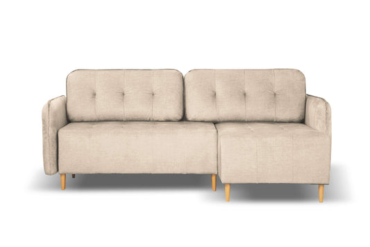 Lauri Sectional Sofa Sleeper (Queen Size) Melange Beige