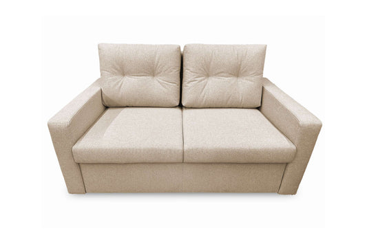 Split Sofa Bed Full XL Sleeper Melange Beige