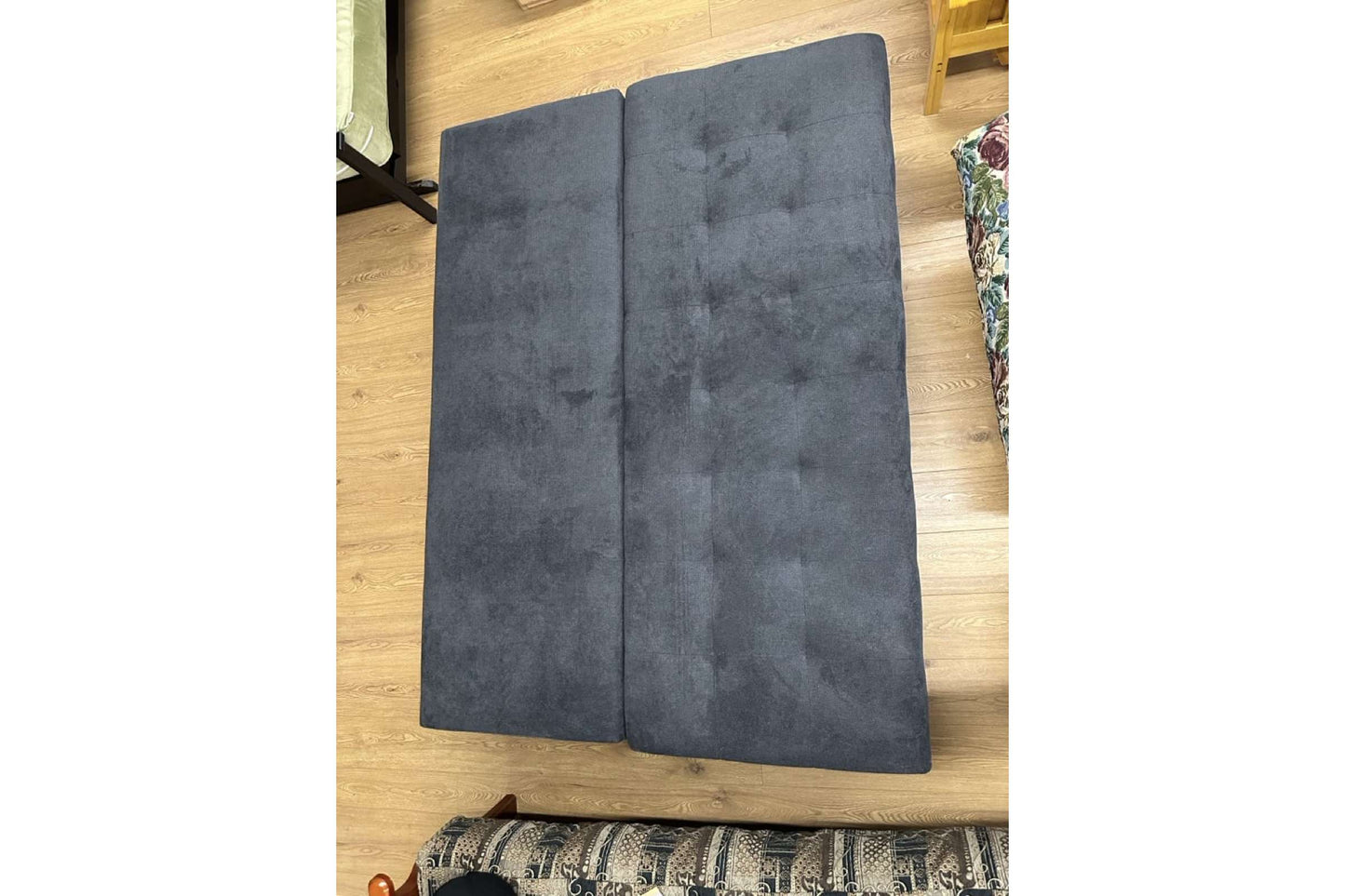 Neptune Sofa Bed Sleeper (Queen Size) Gray w/Dark Accent