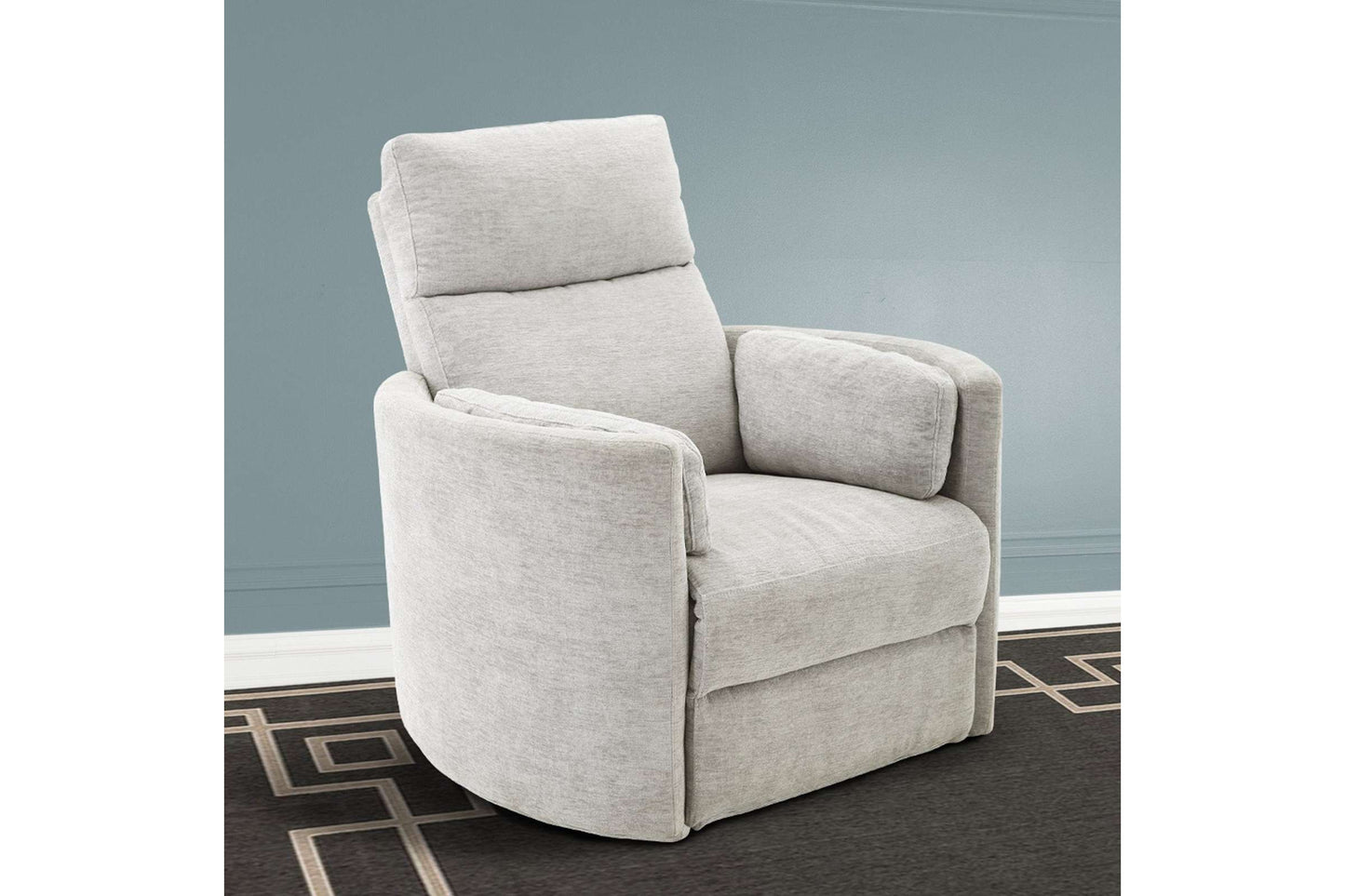 Radius Mineral Power Swivel Glider Recliner with USB Charger