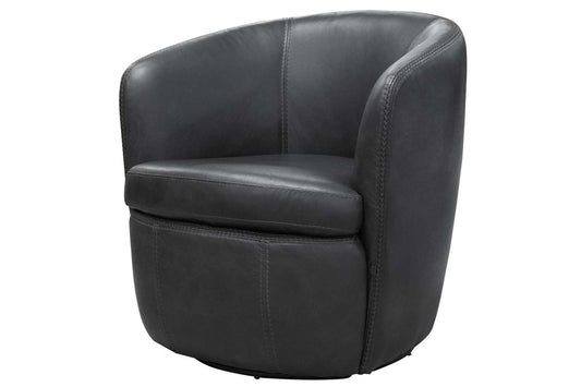 Barolo Vintage Slate Swivel Club Chair by Parker House Furniture