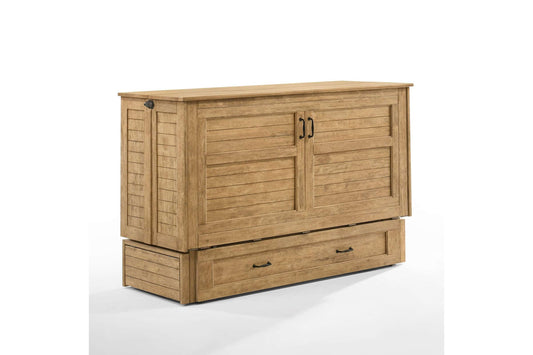 Poppy Harvest Brown Queen Murphy Cabinet Bed