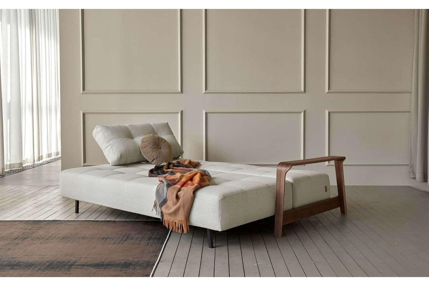 Deluxe Excess Sofa Bed (Queen Size) Mixed Dance Natural