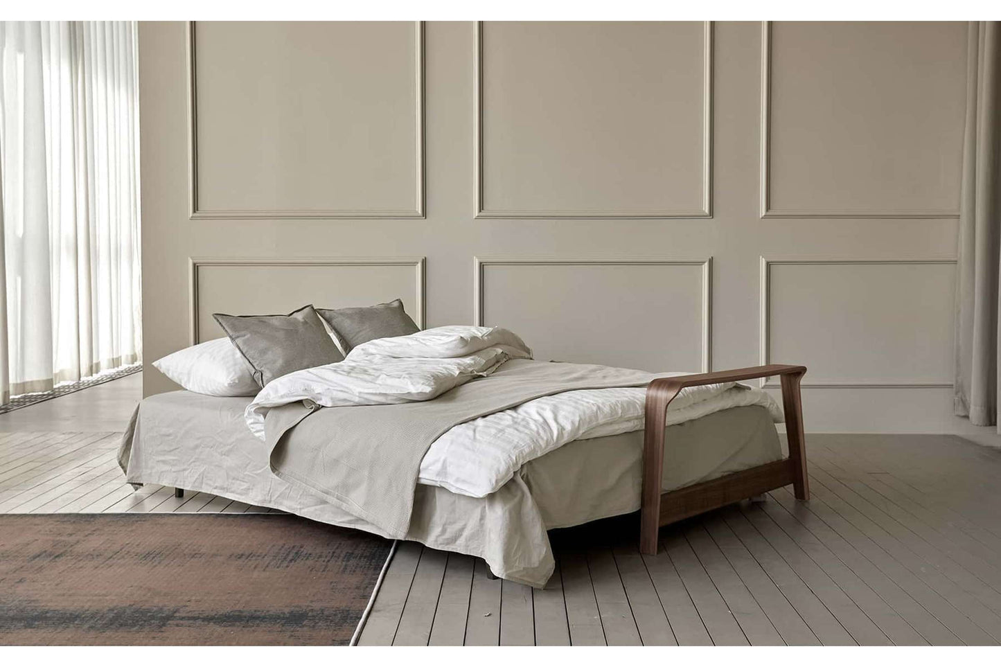Deluxe Excess Sofa Bed (Queen Size) Mixed Dance Natural