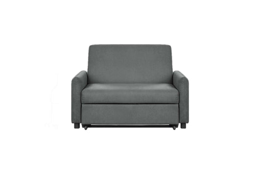 Sealy Sammy Twin Pop-Up Convertible Chair-Sleeper in Romulus Charcoal - Versatile Sleeper Sofa Bed