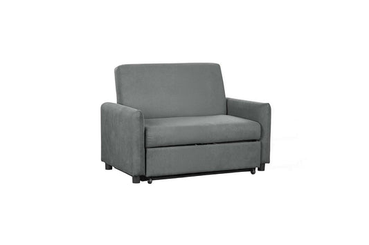 Sealy Sammy Twin Pop-Up Convertible Chair-Sleeper in Romulus Charcoal - Versatile Sleeper Sofa Bed