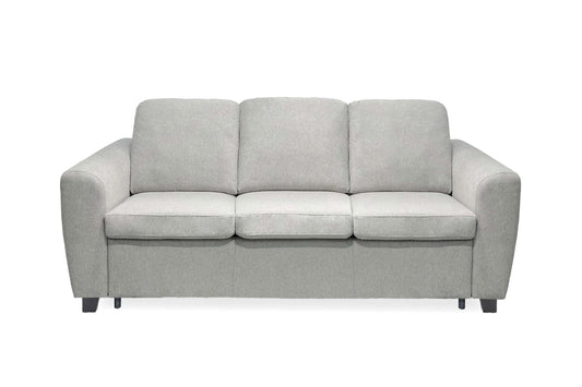 Sealy Kevin Queen Sofa Bed with 5" Sealy Posturepedic Mattress - Laurent Smoke