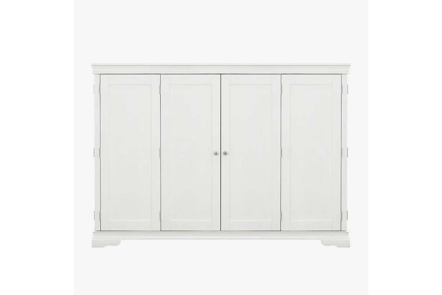 San Sebastian White Queen Murphy Cabinet Bed