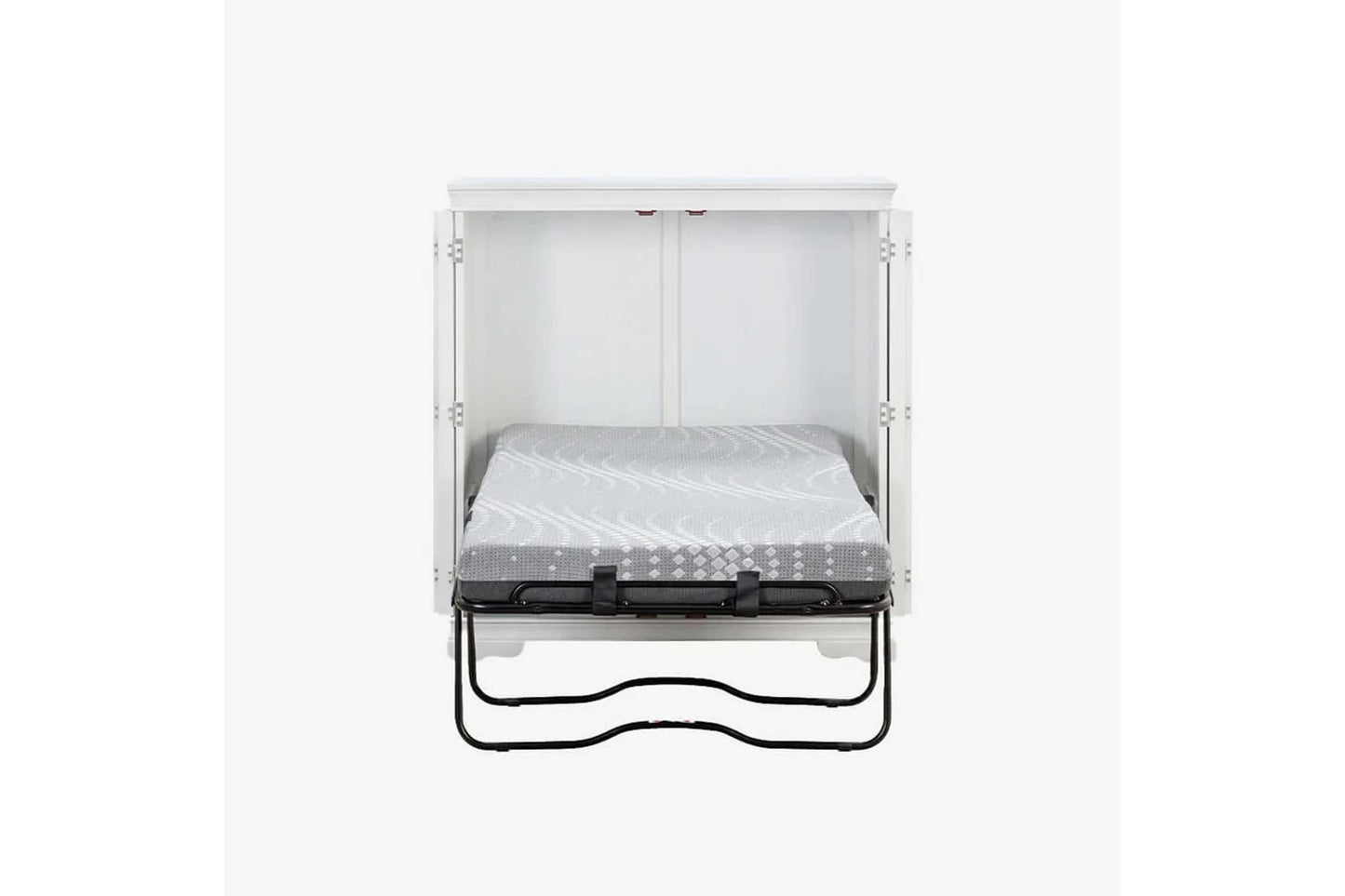 San Sebastian White Twin Murphy Cabinet Bed