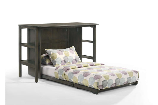 Siesta Stonewash Twin Desk Murphy Cabinet