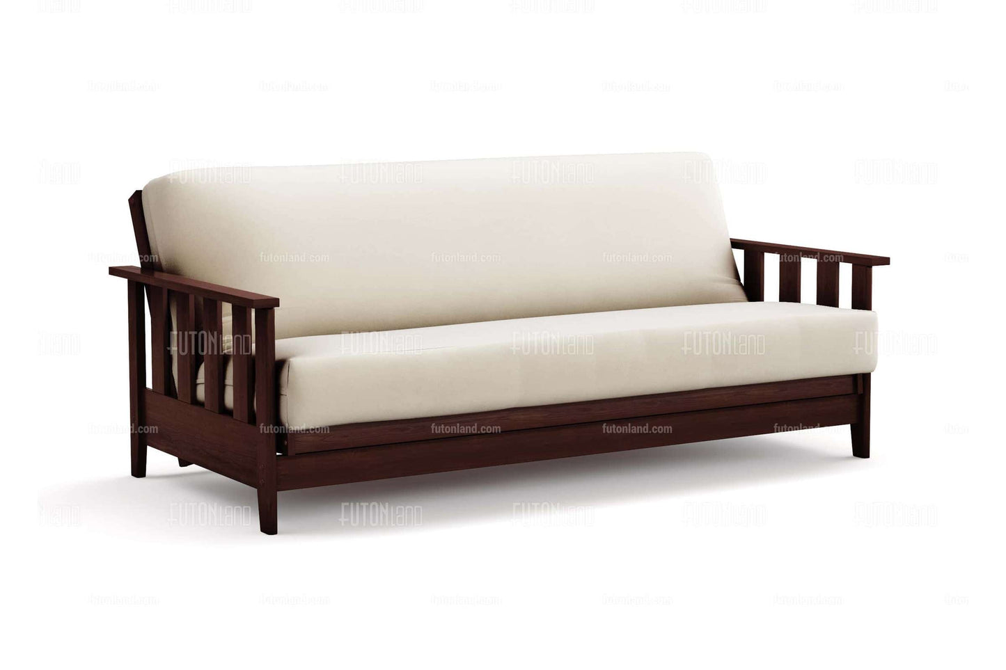 Full Size Wall Hugger Futon Frame - Canby Black Walnut