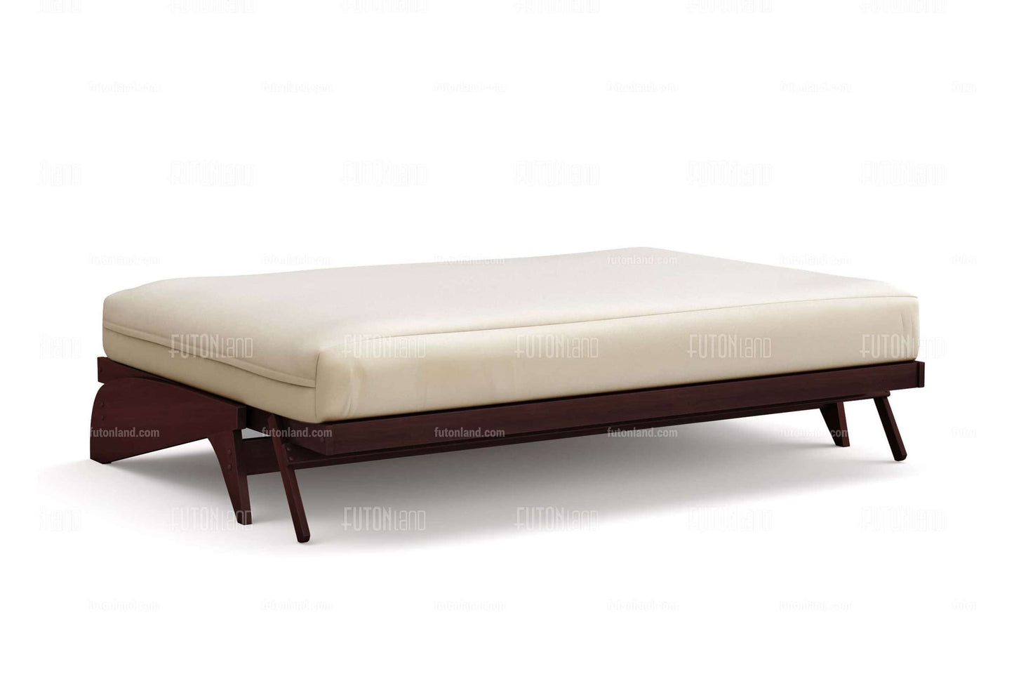 Futon Frame - Queen Size - Dillon Dark Cherry Wall Hugger