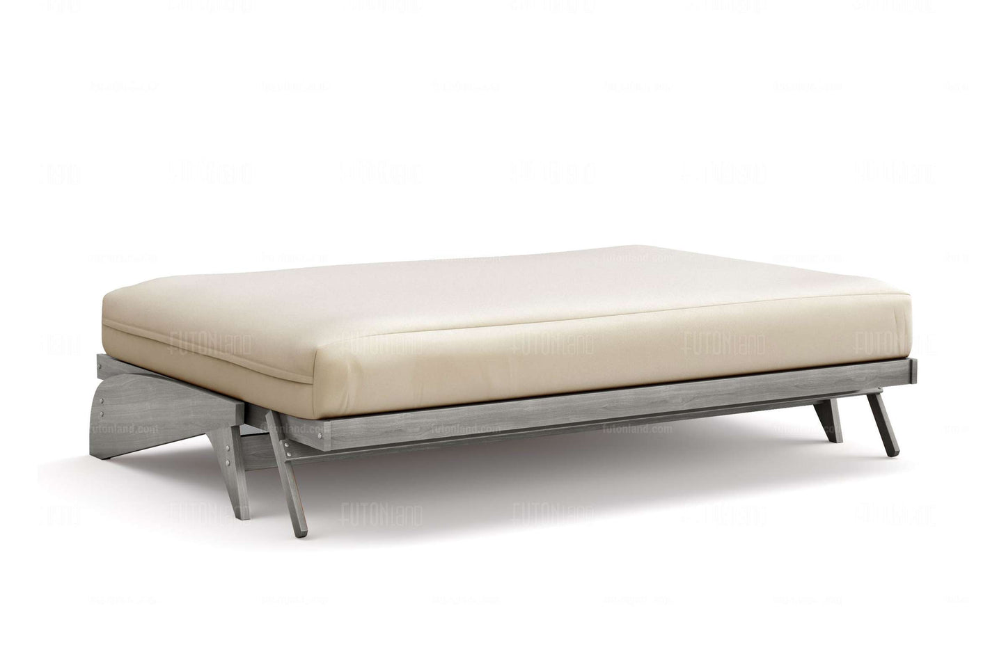 Queen Size Dillon Gray Wall Hugger Futon Frame