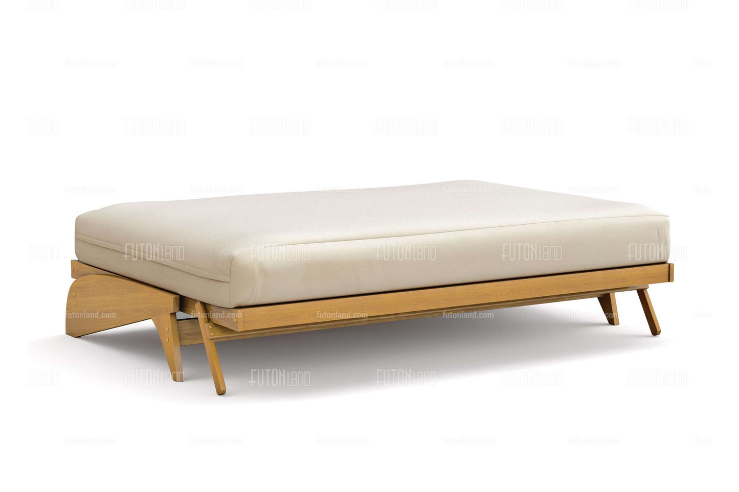 Queen Size Dillon Natural Wall Hugger Futon Frame