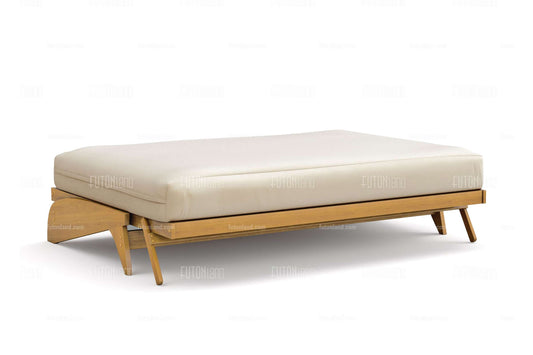 Queen Size Dillon Natural Wall Hugger Futon Frame