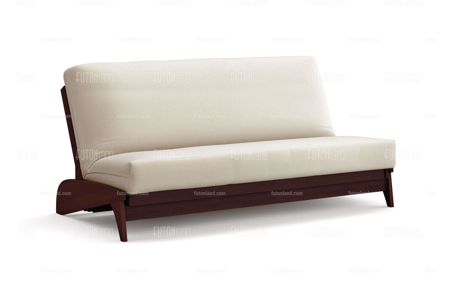 Futon Frame - Queen Size - Dillon Dark Cherry Wall Hugger
