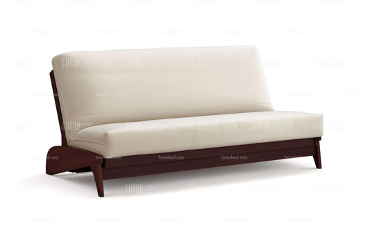 Futon Frame - Queen Size - Dillon Dark Cherry Wall Hugger