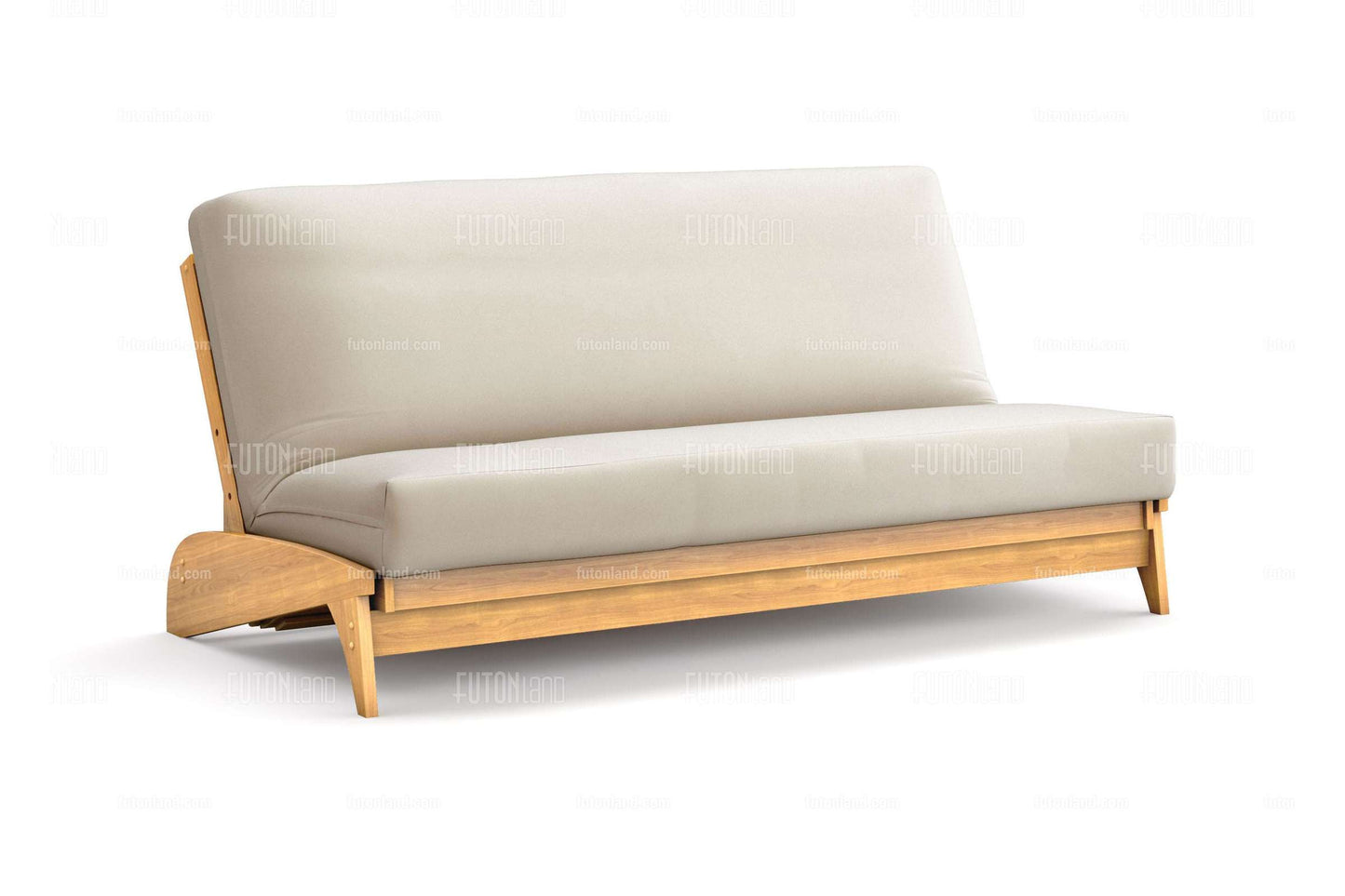 Queen Size Dillon Natural Wall Hugger Futon Frame