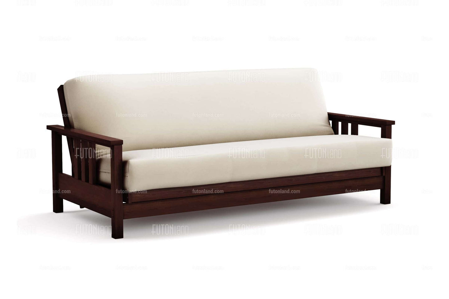 Full Size Wall Hugger Futon Frame in Durango Dark Cherry