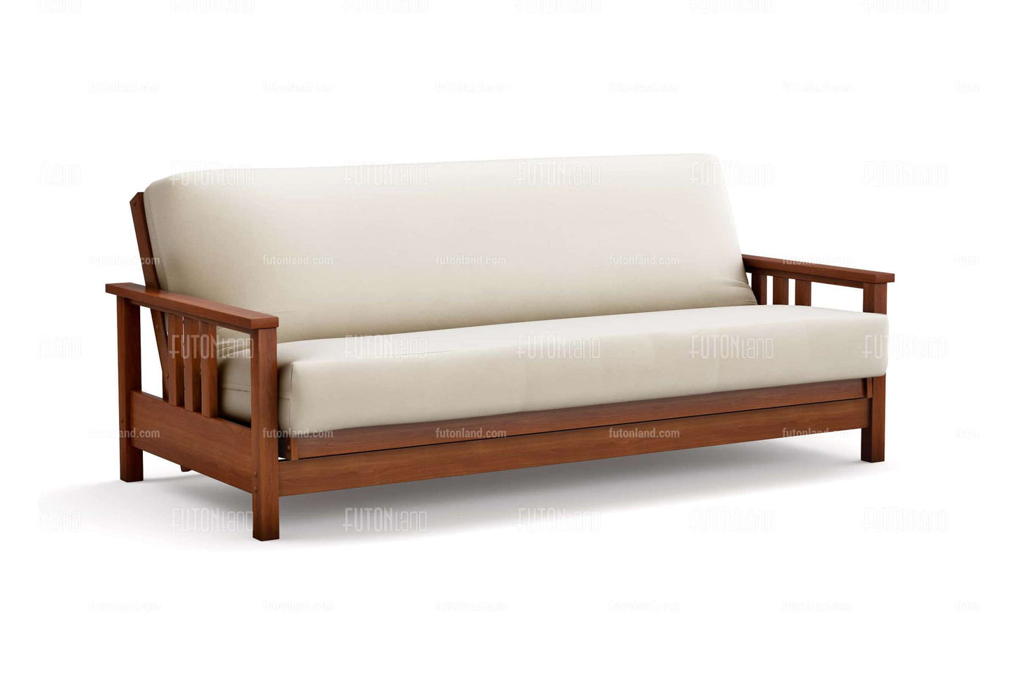 Full Size Wall Hugger Futon Frame - Durango Warm Cherry
