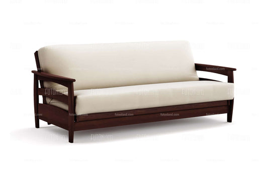 Full Size Wall Hugger Futon Frame - Galena Black Walnut