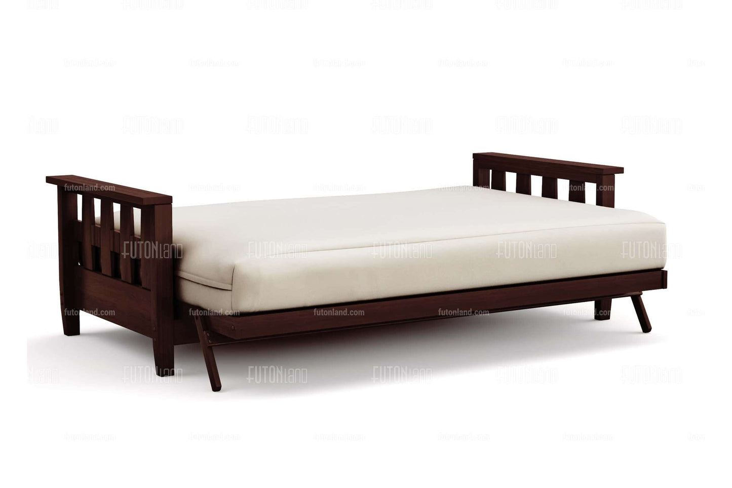 Queen Size Wall Hugger Futon Frame - Lambton Dark Cherry