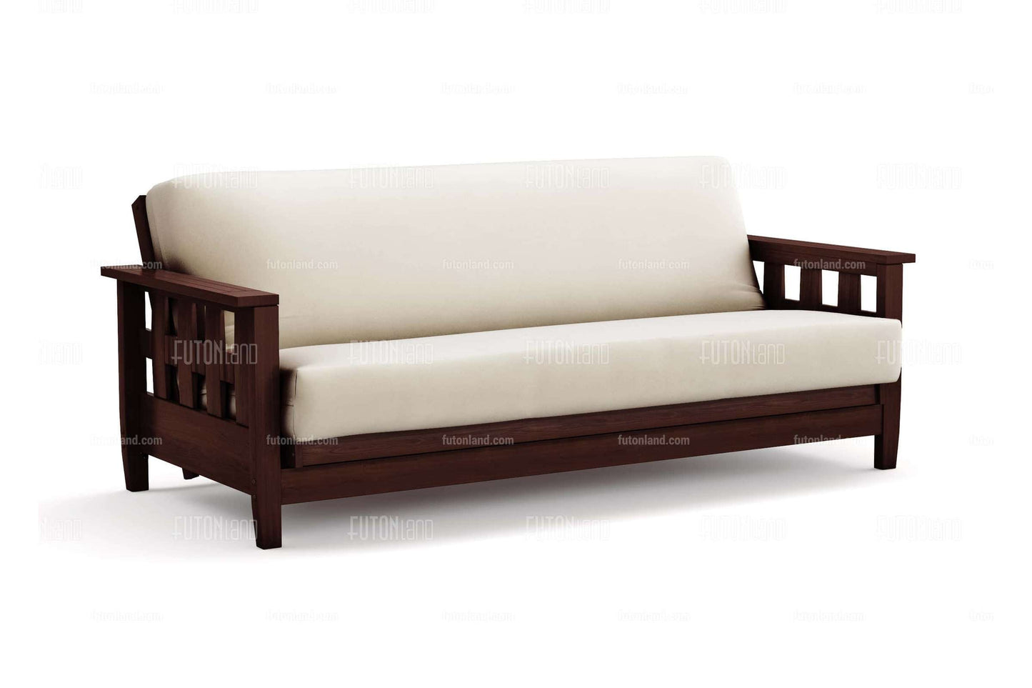 Full Size Wall Hugger Futon Frame - Lambton Dark Cherry