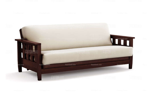 Full Size Wall Hugger Futon Frame - Lambton Dark Cherry