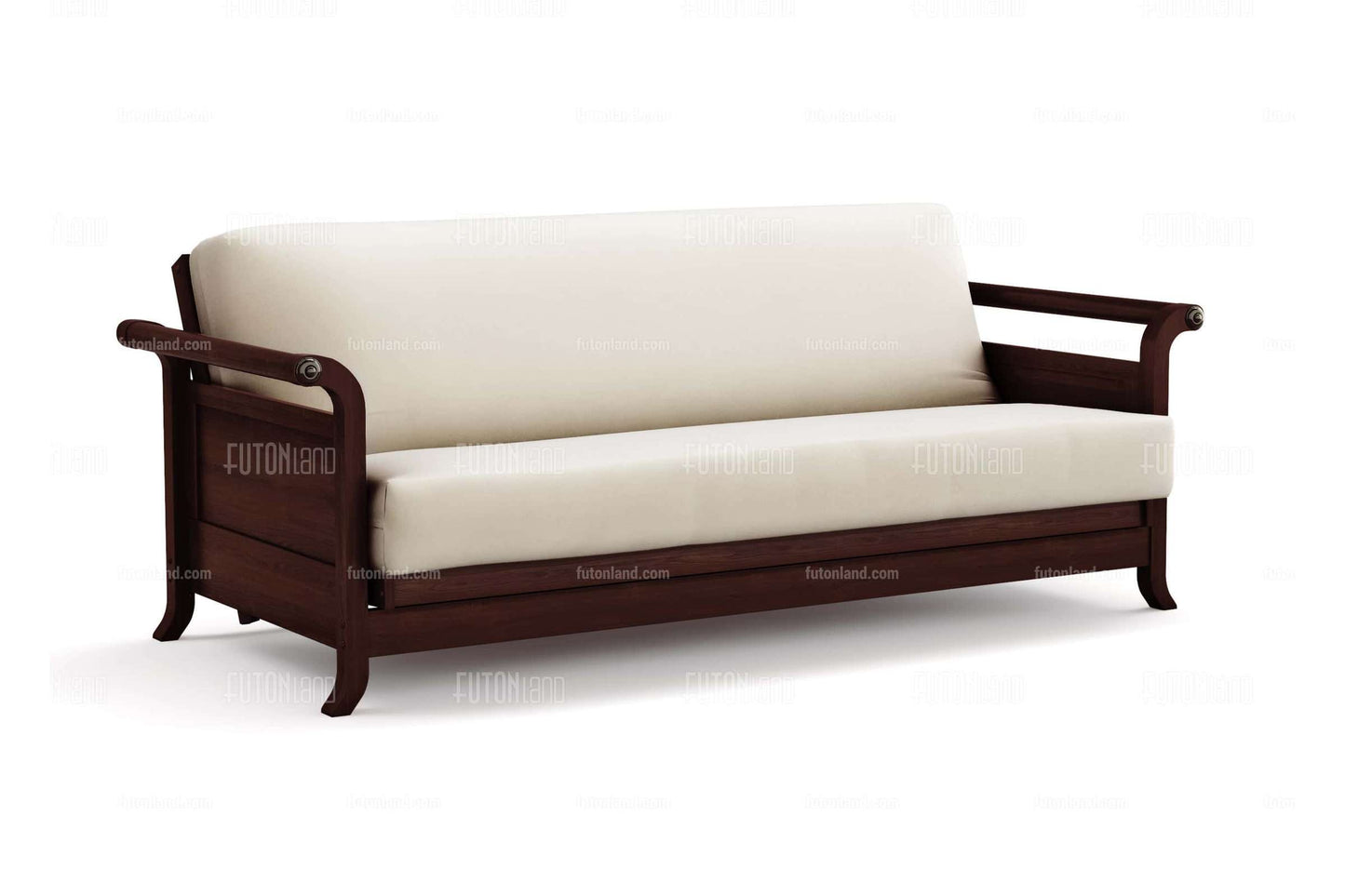 Full Size Lexington Dark Cherry Wall Hugger Futon Frame