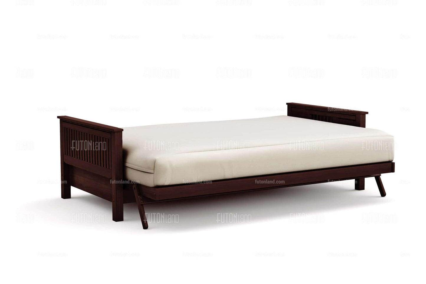 Full Size Wall Hugger Futon Frame - Tiro Dark Cherry
