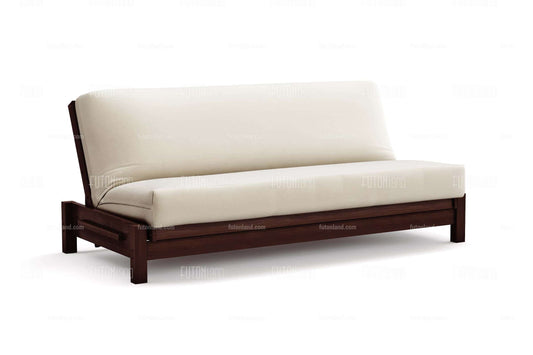 Futon Frame - Full Size - Tozi Black Walnut Wall Hugger