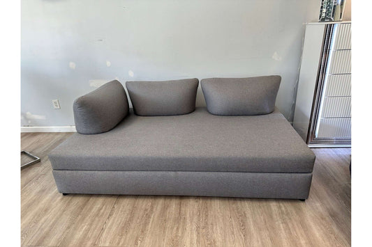 Taho Sofa Bed Sleeper Light Gray w/Storage