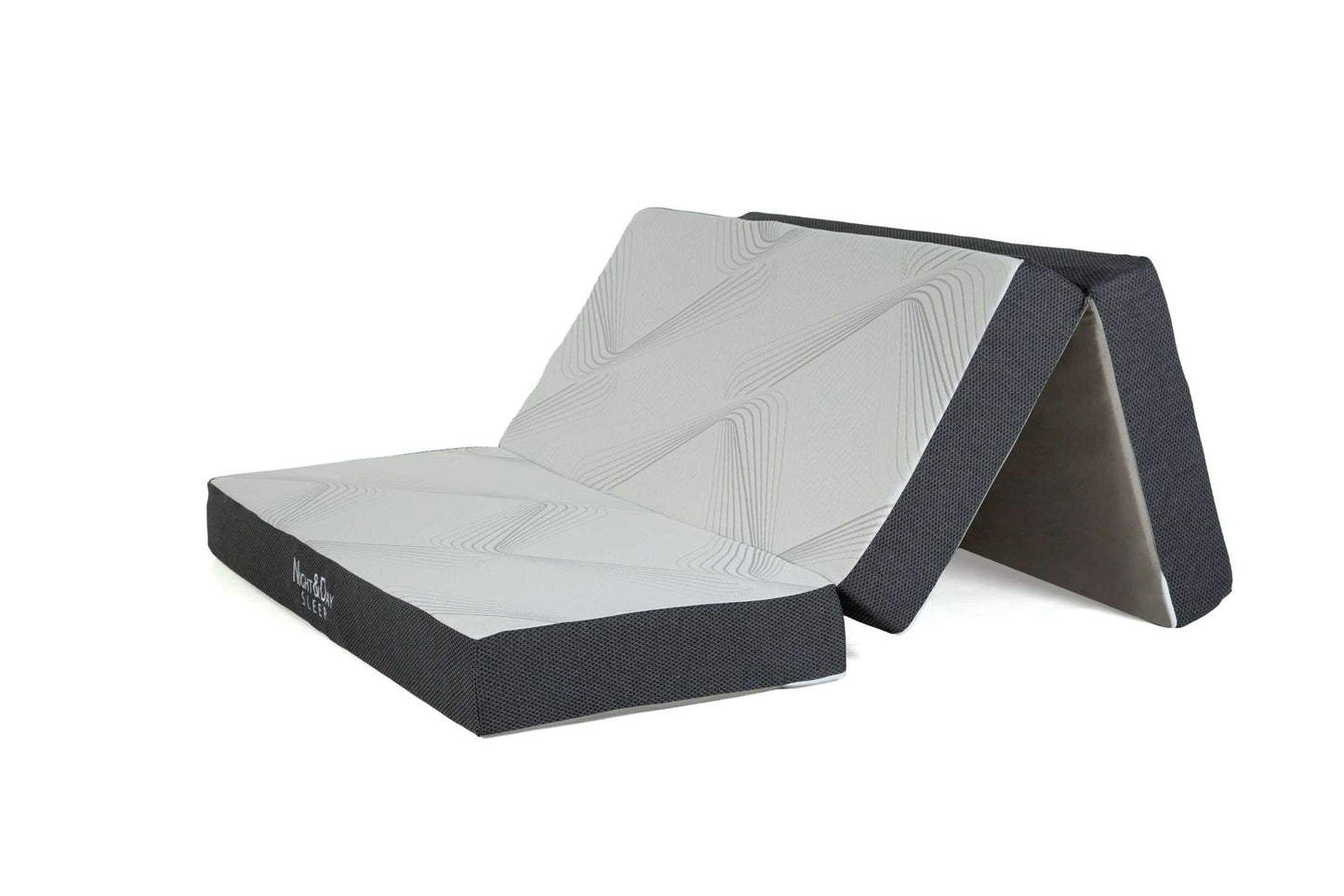 Queen Size Tri-Fold Gel Pocket Coil Mattress for Space-Saving Comfort