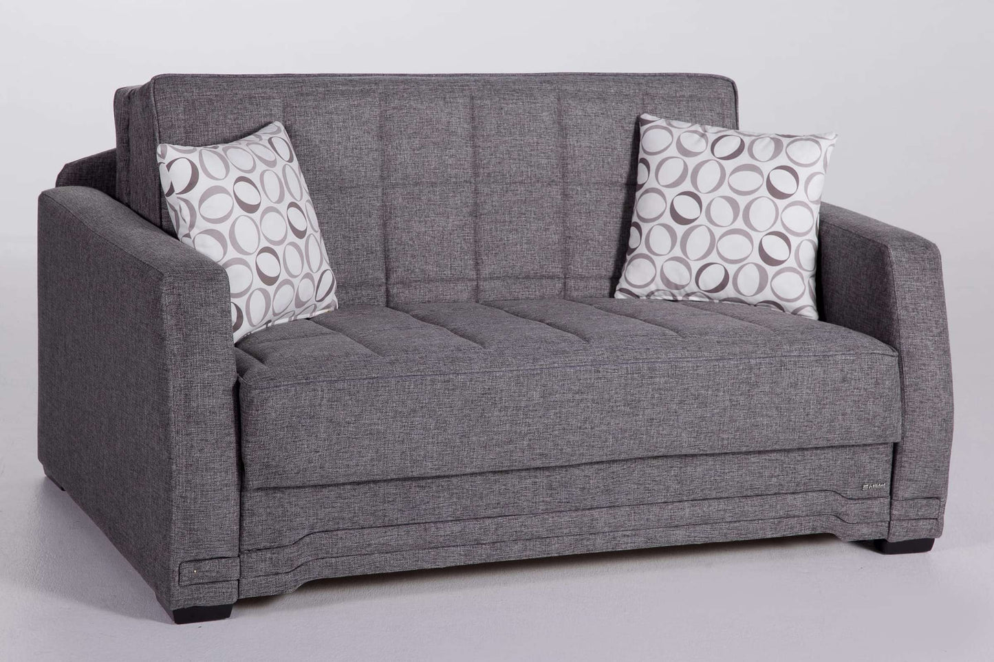 Valerie Diego Gray Loveseat Sleeper by Bellona