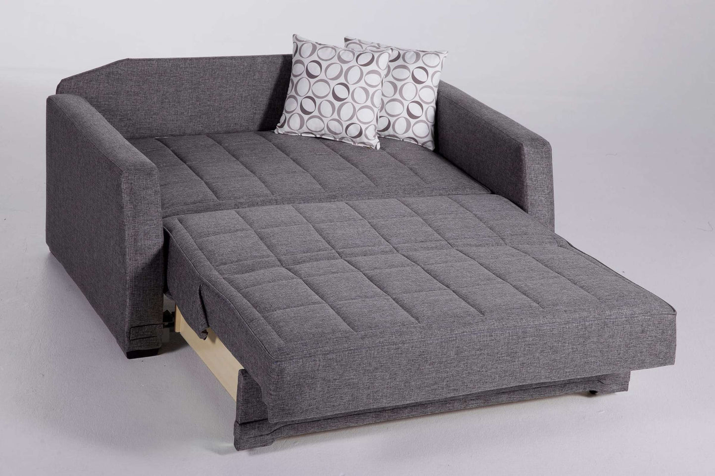 Valerie Diego Gray Loveseat Sleeper by Bellona