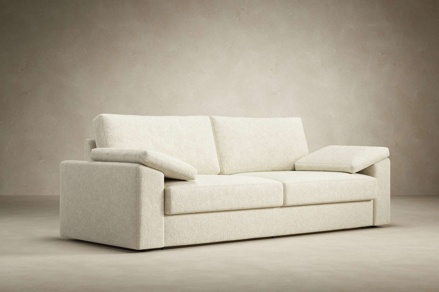 Vilander Sofa Bed w/Cushion Arms (Full Size) Taura Off White