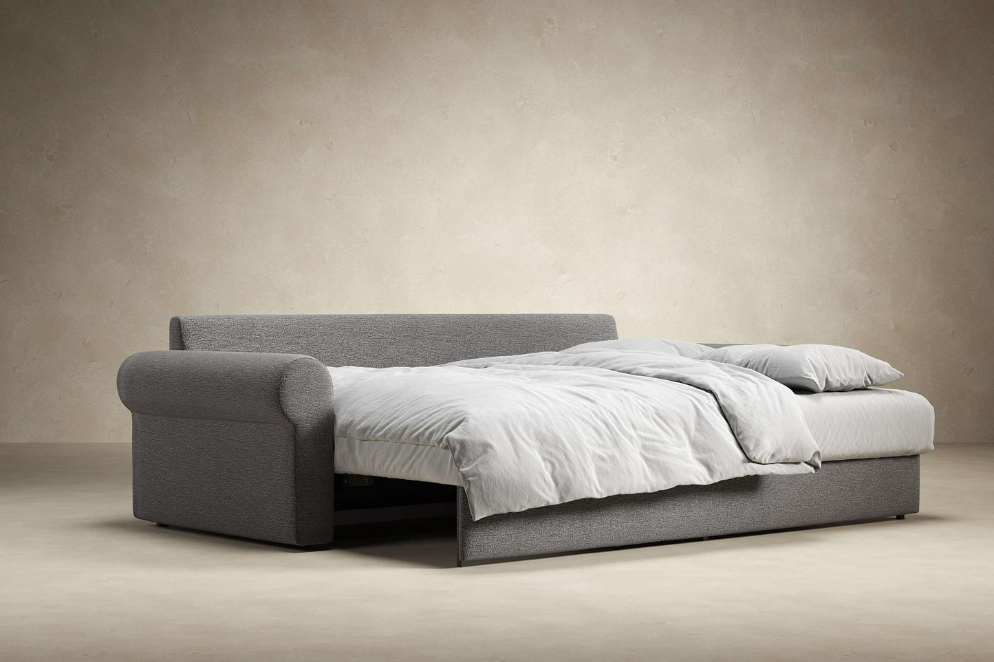 Vilander Sofa Bed w/Roll Arms (Full Size) Taura Off White